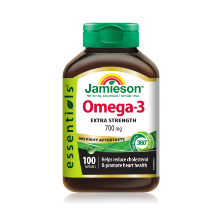 Jamieson Omega-3 Complete - Ekstra moč 700 mg, 100 kapsul
